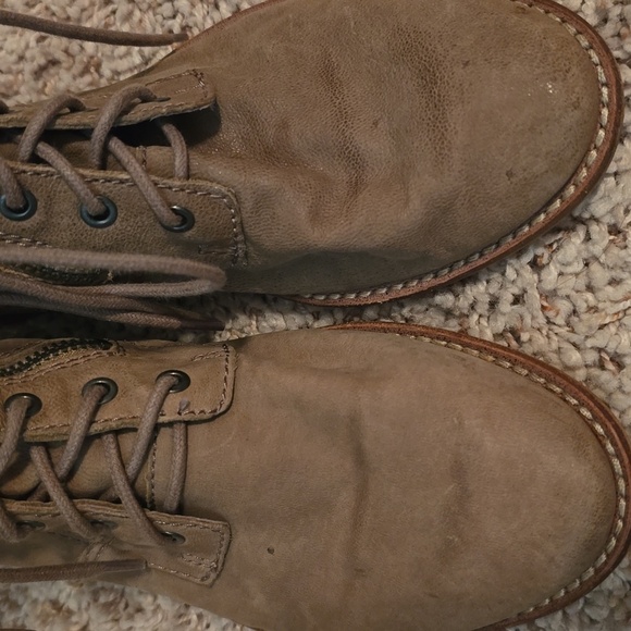 Womens Sam Edelman Tan Lace-Up Boots Size 8.5**see Description** (0718) - Picture 7 of 14